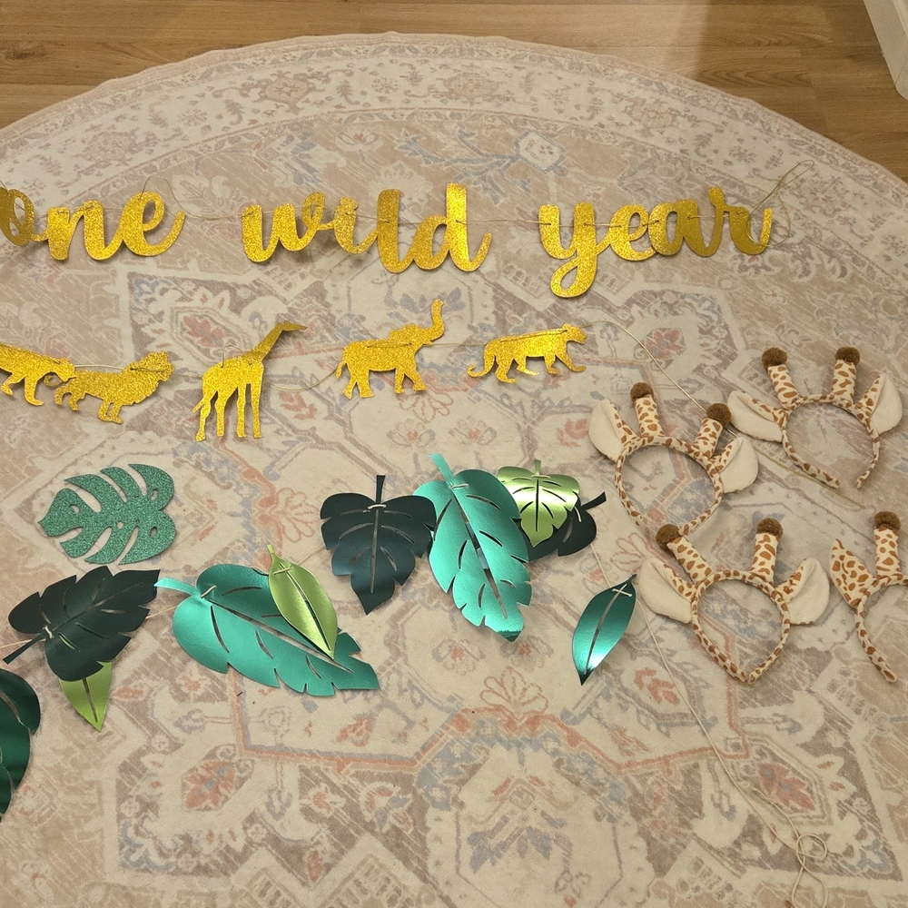 "Wild One" Safari Themed Party Decorations